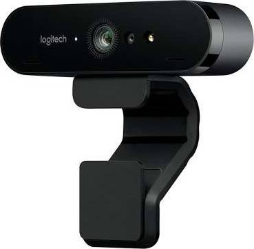 Logitech BRIO 4K Ultra HD Webcam – 5x Digital Zoom – Ideal for Streaming, Recording, and Video Calls – Ultra HD Clarity, Advanced Light Correction, and Clear Audio Quality