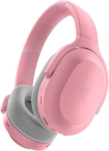 Razer Barracuda Wireless Gaming Headset with 50mm TriForce Titanium Drivers, Dual 2.4GHz USB-C & Bluetooth Connectivity, Noise-Cancelling Mic, 40-Hour Battery, Multi-Platform Compatible, Quartz Pink.