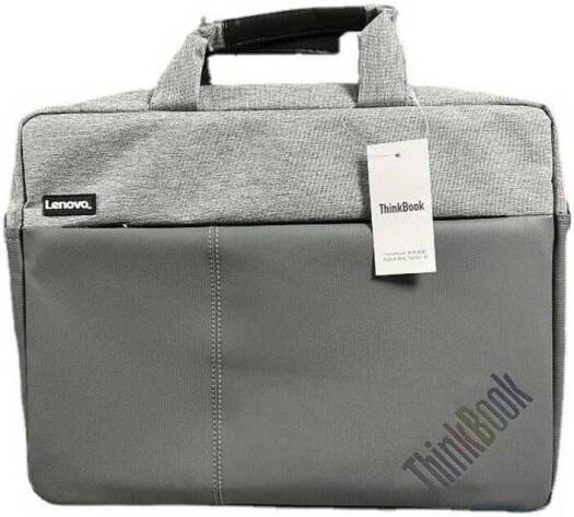 Lenovo ThinkBook 15.6" Laptop Bag, Lightweight Shoulder Case Perfect for Work and Travel, Grey