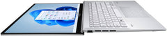 Asus Zenbook 14 Laptop featuring a 14" 2K OLED touchscreen display, powered by an Intel Core i9-13900H processor. Equipped with 16GB RAM, 1TB SSD storage, Intel Iris Xe graphics, an English backlit chiclet keyboard, and Windows 11, 90NB10G7-M00UR0.