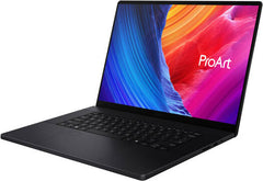 ASUS ProArt P16 H7606WI laptop – 16" 4K OLED touchscreen display (60Hz), powered by AMD Ryzen AI 9 HX 370 processor, 64GB RAM, 2TB SSD, NVIDIA GeForce RTX 4070 8GB graphics, English-Arabic keyboard, Windows 11, Nano Black | Model: 90NB1421-M009K0