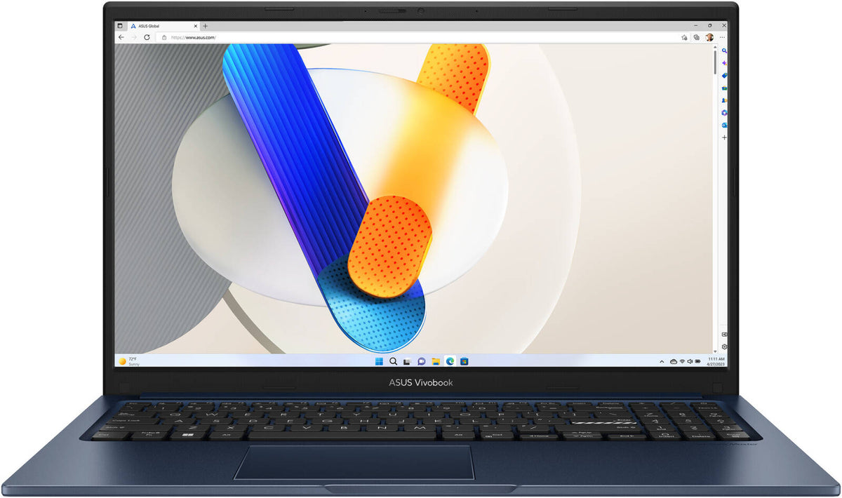 ASUS Vivobook 15 X1504VA Laptop – 15.6" FHD Display (60Hz), Intel Core i5-1335U, 8GB RAM, 512GB SSD, Intel UHD Graphics, Dual Language (English-Arabic) Keyboard, Windows 11 Home, Quiet Blue | Model: 90NB10J1-M00770