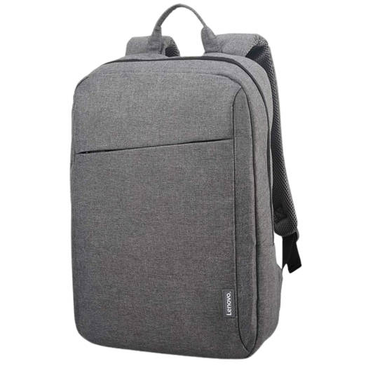 Lenovo B210 Laptop Backpack – fits laptops up to 15.6", lightweight design with water-repellent fabric, Gray.