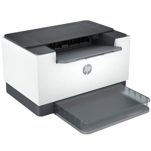 HP LaserJet M211dw printer with automatic duplex printing, speeds up to 30 ppm, a recommended monthly volume of 200–2000 pages, USB/Ethernet/Wi-Fi connectivity, and a 100-sheet output capacity. Finished in white and black.