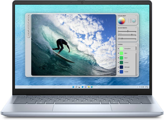 Dell Inspiron 14 5440 Laptop – 14" Full HD WVA IPS Display, Intel Core 7 150U Processor, 16GB RAM, 1TB SSD, Intel Integrated Graphics, Backlit English-Arabic Keyboard, Windows 11 Home, Ice Blue | Model: 5440-INS-2005-BL