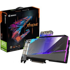 Gigabyte Aorus RTX 3080 Xtreme Waterforce WB-10G — 10GB GDDR6X, 320-bit, 7680×4320 resolution @60Hz, water block cooling.