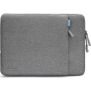 Tomtoc Versatile A13 laptop sleeve in grey, offering comprehensive 360° protection.