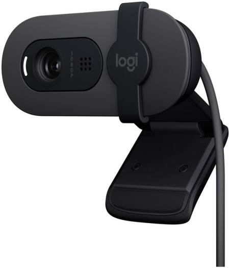 Logitech Brio 105 Full HD 1080p Business Webcam with Auto-Light Balance - Graphite