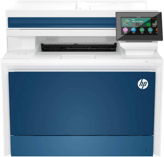 HP Color LaserJet Pro MFP 4303fdw – Print, Copy, Scan, Fax, up to 35 ppm, Auto Duplex, 600x600 dpi, 4.3" WLED Display, Flatbed Scanner, White