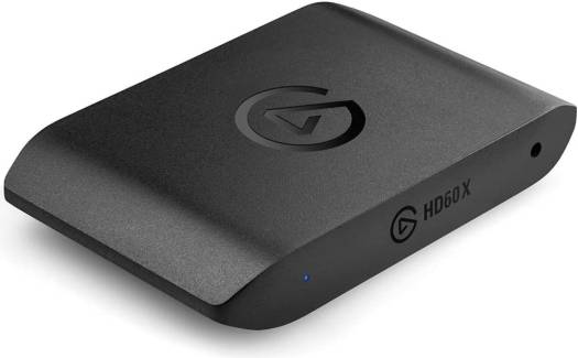 Elgato HD60 X External Capture Card – allows streaming and recording in 1080p60 HDR10 or 4K30 HDR10 with ultra-low latency, compatible with PS5, PS4/Pro, Xbox Series X/S, and Xbox One X/S, in black.