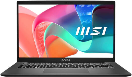 MSI Modern 14 F1MG Laptop, 14" FHD IPS Display, Intel Core 7 150U Processor, 16GB RAM, 512GB SSD, Intel Integrated Graphics, English-Arabic Keyboard, Windows 11, Platinum Gray.