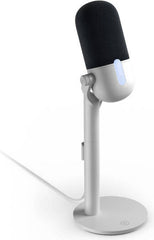 Elgato Wave Neo – condenser microphone with a cardioid pickup pattern, tap-to-mute functionality, designed for gaming, streaming, meetings, and voice recording, compatible with laptops, PCs, Macs, iPads, and iPhones.