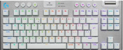 Logitech G915 X LIGHTSPEED TKL Wireless Mechanical Keyboard, Tactile Switches, Double-Shot PBT Keycaps, LIGHTSYNC RGB Backlighting, Tri-Mode Connectivity, English (US) Layout, White
