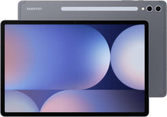 Samsung Galaxy Tab S10 Ultra with a 14.6" WQXGA+ Dynamic AMOLED 2X display, octa-core CPU, 12GB RAM, 512GB storage, 11200mAh battery, 5G support, and includes the S Pen. UAE variant in Moonstone Gray.