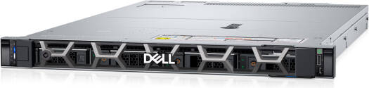Dell PowerEdge R350 rack server with an 8×2.5" drive chassis, Intel Xeon E-2314 CPU, 24GB RAM, two 600GB SAS and two 480GB SATA drives, iDRAC9 Basic (15G), and a 600W power supply.