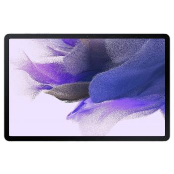 Samsung Galaxy Tab S7 FE 5G (2021) – 12.4" display, Octa-core (2x 2.2 GHz + 6x 1.8 GHz) processor, 4GB RAM, 64GB storage, Android 11 with UI 3.1, MVS 0621 display, UAE version, in Silver.