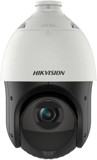Hikvision 2 MP 25× DarkFighter IR Network Speed Dome Camera, designed for human and vehicle detection, featuring 25× optical and 16× digital zoom, face capture support, up to 100 m infrared range, and a white finish.