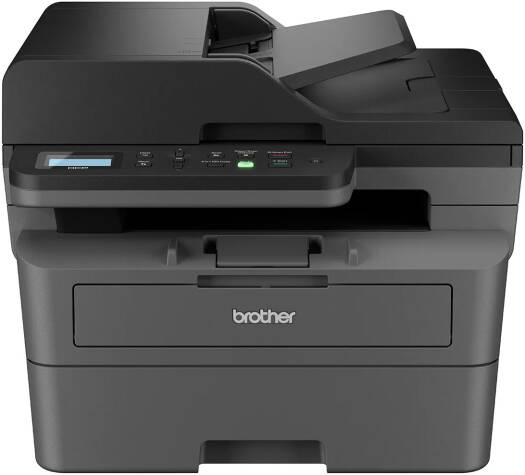 Brother DCP-L2640DW Compact Mono Laser Multi-Function Printer with Print, Scan, and Copy Functions, Print Speeds up to 34/36 ppm (A4/LTR), 1200×1200 dpi Resolution, 2-Line LCD Display, Black Finish