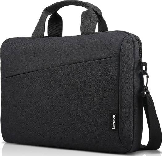 Lenovo 15.6" Laptop Casual Toploader T210 – made with water-repellent polyester fabric, fits laptops up to 15.6", durable construction, Black.
