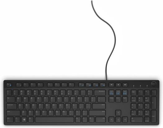 Dell KB216 Multimedia Keyboard, UK Qwerty, English Arabic Layout, Black