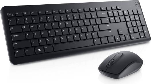 Dell Keyboard and Mouse KM3322W – Arabic (QWERTY), Black, RTL Box