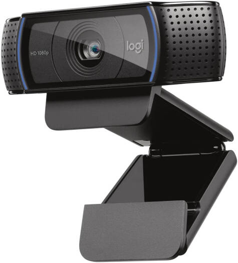 Logitech C920 Pro Widescreen HD Webcam – 1080p Camera for Video Calling and Recording, Compatible with Desktop and Laptop Computers