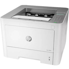 HP 408DN Laserjet Monochrome Printer, 40ppm Print Speed Black, 1500-3500 Pages Monthly Duty Cycle, 1200 DPI, USB 2.0 Port, Built In Gigabit Ethernet, 150 Sheets Output Capacity, White