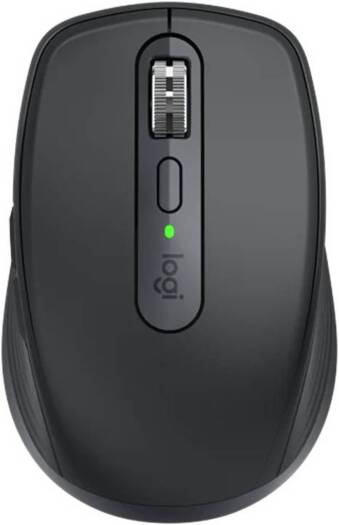 Logitech MX Anywhere 3S Mouse – features Darkfield high-precision tracking, nominal 1000 DPI (up to 8000 DPI), 6 buttons, 500 mAh rechargeable battery, in black.