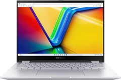 ASUS Vivobook S 14 Flip Laptop – 14" WUXGA IPS Touchscreen Display (60Hz), Intel Core i9-13900H Processor, 16GB RAM, 1TB SSD, Intel Iris Xe Graphics, English-Arabic Keyboard, Windows 11 Home, Cool Silver | Model: TP3402VA-LZ144W