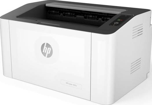 HP Laser 107A Business Printer, Up to 21 ppm Print Speed, Up to 1,200 x 1,200 DPI Resolution, Up to 150 Sheets Input Capacity, Monochrome / Black & White Printer Output, White