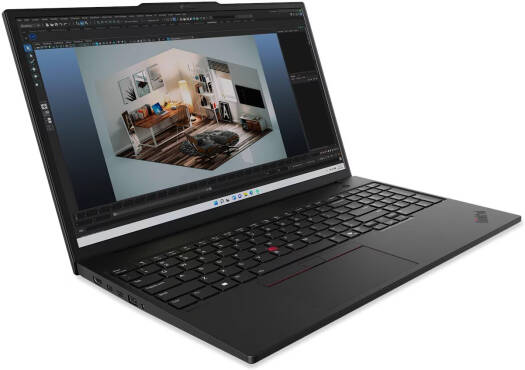 Lenovo ThinkPad P16s Gen 3 Laptop, 16" WUXGA Touch Display, Intel Core Ultra 7 155H Processor, 16GB RAM, 512GB SSD, NVIDIA RTX 500 Ada 4GB GPU, English Backlit Keyboard, Windows 11 Pro, Black.