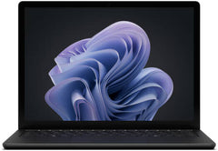 Microsoft Surface Laptop 6, 13" PixelSense Touch Display, Intel Core Ultra 7 Processor, 16GB RAM, 512GB SSD, Intel Integrated Graphics, US English Keyboard, Windows 11 Pro, Black