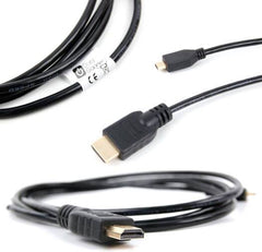 1.5 m Micro HDMI to Standard HDMI Cable for VicTsing VDAC-20161228.