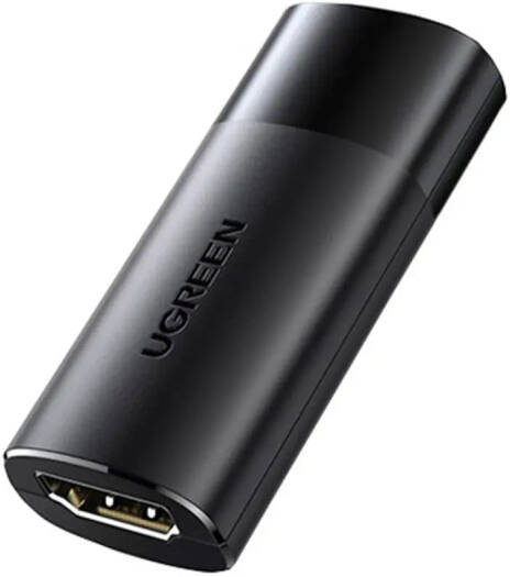 Ugreen CM429 HDMI Female-to-Female Adapter with Built-in Chipset, Signal Booster Extender, Supports 1080P up to 150 ft, Durable Zinc Alloy Design, Plug-and-Play.