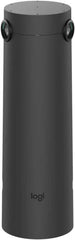 Logitech Sight tabletop conferencing camera with intelligent multi-participant framing, dual-lens video capture, seven beamforming microphones, powered by Logitech Collab OS, finished in graphite.