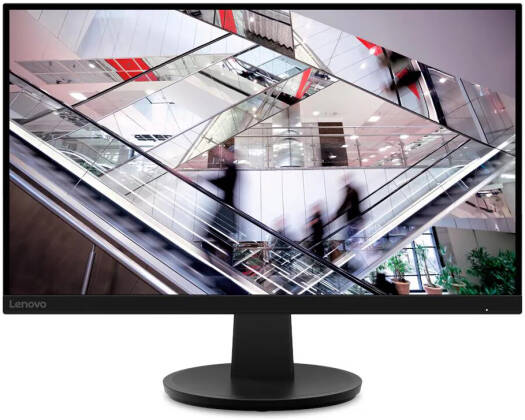 Lenovo N27q 27-inch IPS monitor with QHD resolution, up to 100Hz refresh rate, 4ms (Extreme Mode) response time, 16.7 million color support, in black.