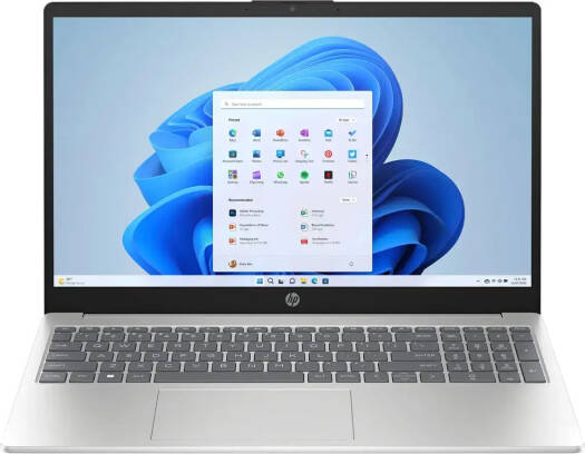 HP 15-FD0107DX Laptop – 15.6" FHD IPS Touchscreen Display, Intel Core i7-1255U Processor, 16GB RAM, 512GB SSD, Intel Iris Xe Graphics, English Keyboard, Windows 11, Natural Silver | Model: A9PE7UA#ABA