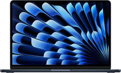 Apple MacBook Air (2025), 13.6" Liquid Retina Display, Apple M4 Chip with 10-core CPU, 8-core GPU, 16-core Neural Engine, 16GB RAM, 256GB SSD, English Keyboard, Midnight (Model: MW123)