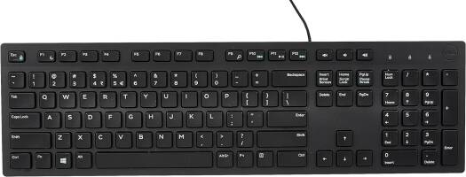 Keyboards Dell Multimedia USB English and Arabic Keyboard - KB216