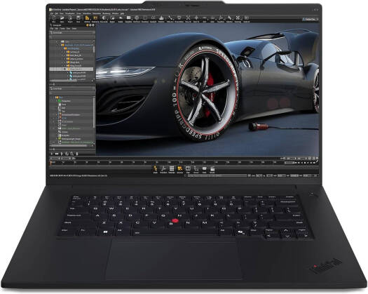 Lenovo ThinkPad P1 Gen 7 Laptop, 16" WUXGA Display, Intel Core Ultra 7 165H vPro Processor, 64GB RAM, 1TB SSD, NVIDIA RTX 2000 Ada 8GB Graphics, English Keyboard (US Version), Windows 11 Pro, Black.