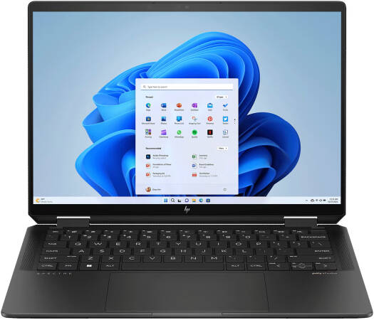 HP Spectre x360 2-in-1 Laptop, 14" 3K OLED Touchscreen Display, Intel Core Ultra 7 155H, 16GB RAM, 512GB SSD, Intel Arc Graphics, Backlit Keyboard, Windows 11, Black.