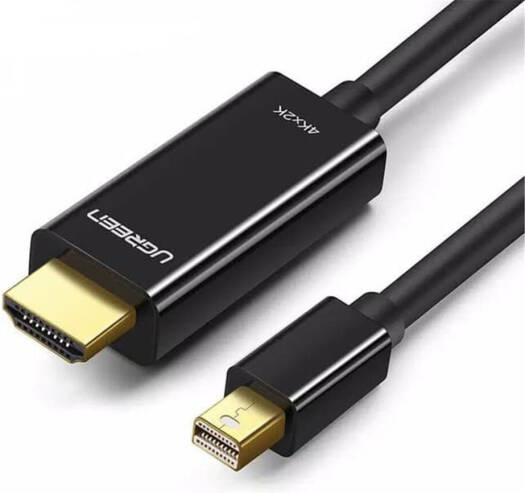 UGREEN Mini DP Male to HDMI Cable 4K 1.5m, Black