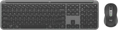 Logitech MK950 Signature Slim Wireless Keyboard and Mouse Combo, Full-Size Keyboard with Easy-Switch Keys and Indicator Lights, SmartWheel Precision Scrolling, Adjustable 400–4000 DPI, Graphite