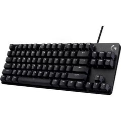 Logitech G413 TKL SE Mechanical Gaming Keyboard, Tactile Switches, Durable PBT Keycaps, USB 2.0 Connection, White Backlit Keys, 12 FN Media Controls, English Layout, Black