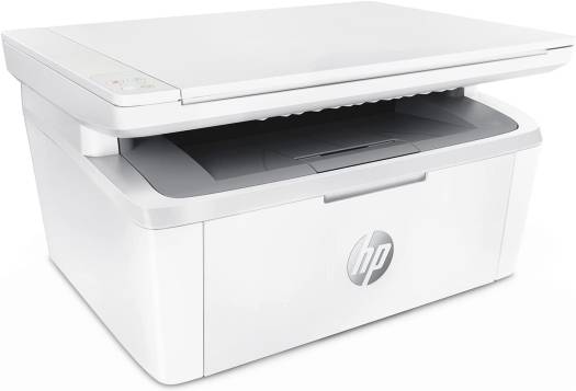 HP LaserJet MFP M141a – All-in-One Multifunction Printer with Print, Copy, and Scan functions, 21–30 ppm print speed, USB connectivity, 100-sheet output capacity, up to 21 cpm copy speed, LED display, White.