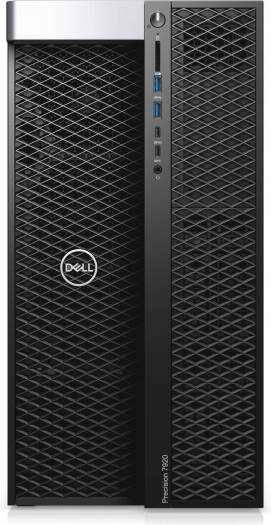 Dell Precision T7920 Workstation – Intel Xeon Gold 5218, 32GB (2×16GB) DDR4 RAM, 2TB M.2 SSD + 2TB 3.5" 7200rpm HDD, PNY NVIDIA Quadro T1000 8GB GPU, Windows 10 Pro, Black