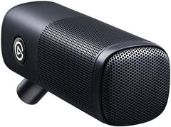 Elgato Wave DX Dynamic Microphone – features a durable hardened steel chassis, mono swivel mount, XLR output, and removable logo, in black.