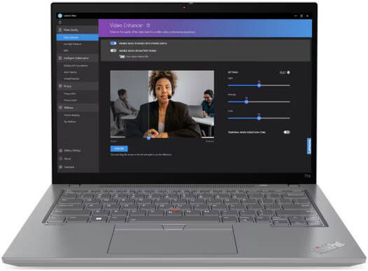 Lenovo ThinkPad T14 Gen 4 Laptop – 14" WUXGA IPS Touchscreen, Intel Core i7-1355U, 16GB RAM, 512GB SSD, Intel Iris Xe Graphics, Backlit English Keyboard, Windows 11 Pro – Storm Grey | Model: 21HD002BUS