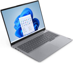 Lenovo ThinkBook 16 Gen 6 Laptop – 16" WUXGA Display, Intel Core i7-13700H Processor, 16GB RAM (2x8GB), 512GB SSD, Intel Iris Xe Graphics, English Keyboard, FreeDOS, Arctic Grey | Model: 21KH00E8AK