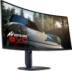 Dell Alienware AW3425DW 34" Gaming Monitor with Quantum Dot OLED ultra-wide QHD display, 240Hz refresh rate, 0.03ms (GtG) response time, and support for NVIDIA G-Sync and AMD FreeSync Premium Pro.